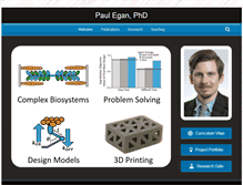 Tablet Screenshot of paul-egan.com